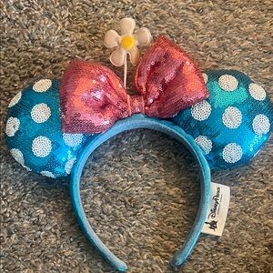 Disney Blue Polka Dot Minnie Mouse Ears
